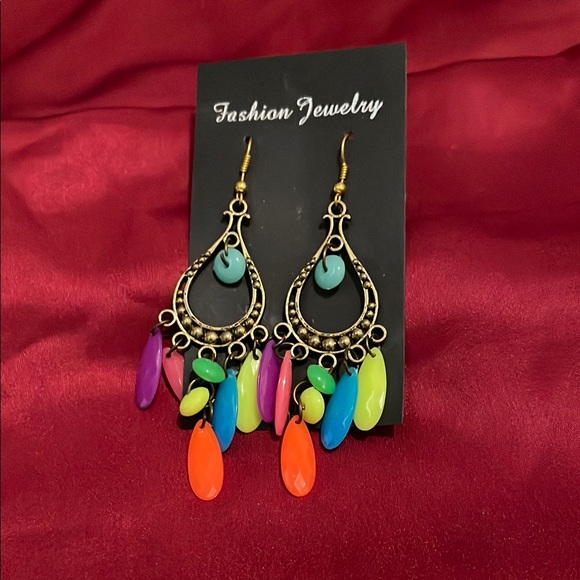Fashion Jewelry Jewelry - Fashion Jewelry Blue and Purple Chandelier Earrings